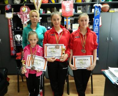 Şapte clasări pe podium pentru sportivele orădene la Campionatul Naţional Şcolar de gimnastică ritmică de la Tg. Mureş