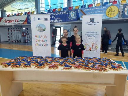 Sportivele din Oradea, fruntașe la Festivalul Național de Gimnastică și Dans „Măiastra” (FOTO)