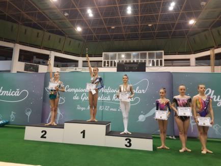 Sportivele de la LPS Bihorul s-au întors cu nouă medalii de la Naţionalele Şcolare de Gimnastică Ritmică (FOTO)