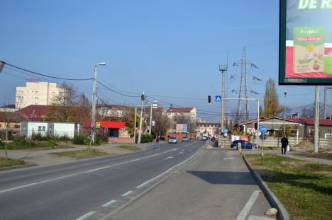 A început amenajarea sensului giratoriu din strada Oneştilor (FOTO)