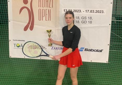 O nouă performanţă pentru orădeanca Giulia Popa: A câştigat turneul J60 de la Adazi, din Letonia!