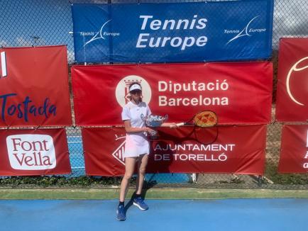 Giulia Safina Popa a câştigat turneul Tennis Europe U16 Joan Mir de la Torello, din Spania (FOTO)