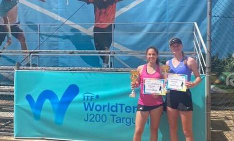 Patricia Goina a câştigat proba de dublu a turneului internaţional U18 de la Târgu Jiu