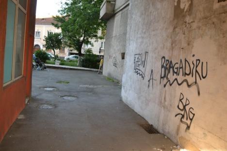 Oradea fircălită: În ciuda ambiţiilor turistice, oraşul s-a umplut cu mâzgălituri ce-i dau un aspect de ghetou (FOTO)