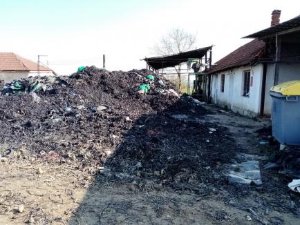 Gunoaiele de lângă noi: Amendă de 50.000 de lei pentru o firmă din Bihor care depozita deşeuri din cauciuc (FOTO)