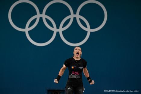 Ea este tânăra de 21 de ani care a adus României prima medalie olimpică din istorie la haltere feminin (FOTO/VIDEO)