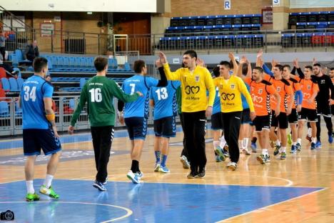 Egal cât o victorie: CSM Oradea a remizat cu 23-23 în derby-ul cu Minaur Baia Mare! (FOTO)
