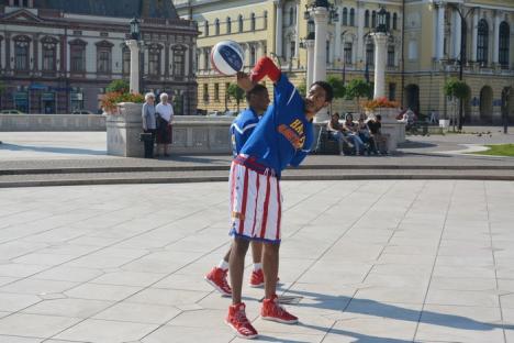 Avanpremieră Harlem Globetrotters, în Piața Unirii din Oradea! (FOTO / VIDEO)