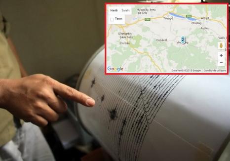 Cutremur în Bihor: Un seism cu intensitatea de 2 pe scara Richter s-a petrecut la o adâncime de 6 kilometri