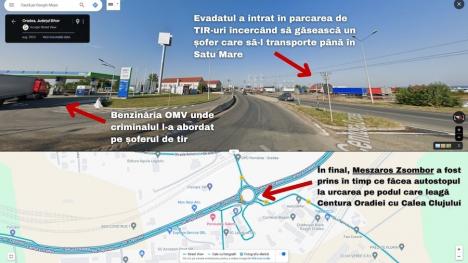 Cum a fost prins în Oradea criminalul evadat la București: S-a dat drept şofer de TIR cu maşina defectă şi a traversat ţara cu autostopul