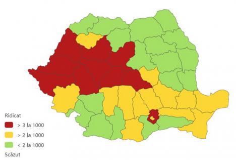 Vaşcău, oraşul cu cea mai mare incidenţă Covid-19 din România. În clasamentul pe judeţe, Bihorul este al doilea 