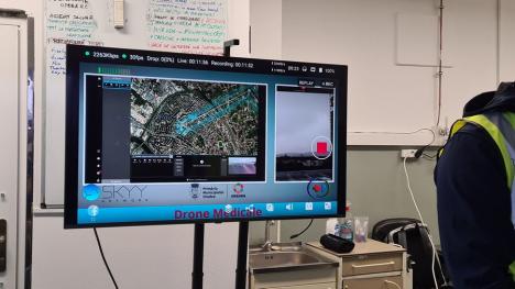 Duşi cu drona! 'Drona medicală' testată la Oradea, o chinezărie promovată de o firmă australiană... cu acţionari români (FOTO)