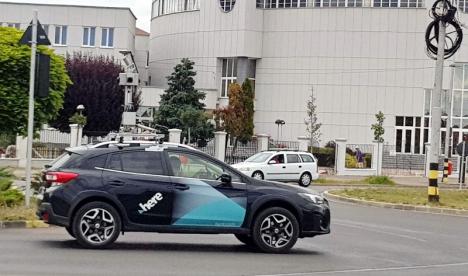 Here WeGo: Oradea, 'scanată' de maşina unei aplicaţii de navigare prin oraşe (FOTO)
