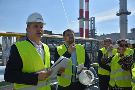Noua centrală pe gaz a Oradiei a fost inaugurată în prezenţa ministrului Fondurilor Europene: 'Este un exemplu de succes şi de curaj' (FOTO/VIDEO)