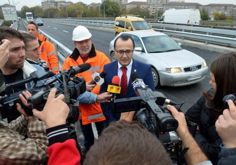 Trafic fluidizat pe Centură: După 3 ani de abandon, extinderea Podului Densuşianu a fost finalizată (FOTO)