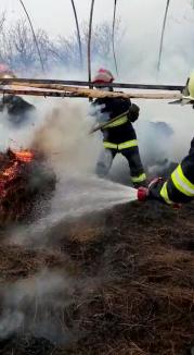 Cinci incendii, în doar câteva ore în Bihor (FOTO / VIDEO)