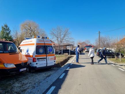 Incendiu violent la o casă din Sântandrei (FOTO / VIDEO)