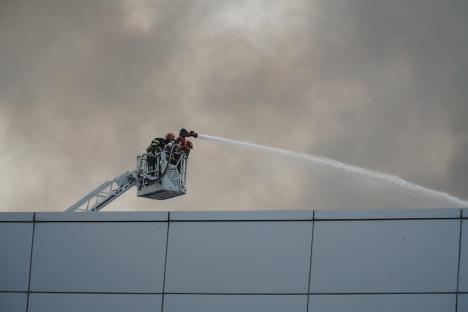 Prăpăd de la scântei: Detaliile incendiului care a mistuit depozitele companiilor Cargus şi Black Sea din Oradea. Cine e vinovatul? (FOTO/VIDEO)