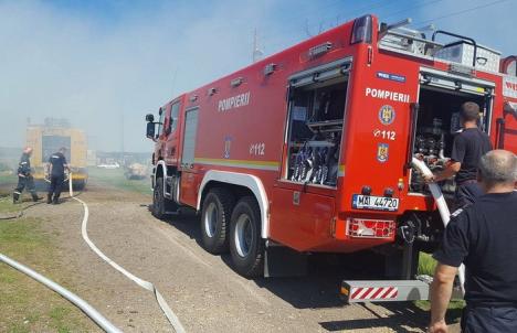 Intervenţie dificilă: Pompierii au oprit un incendiu violent în Cordău, care risca să distrugă două locuinţe