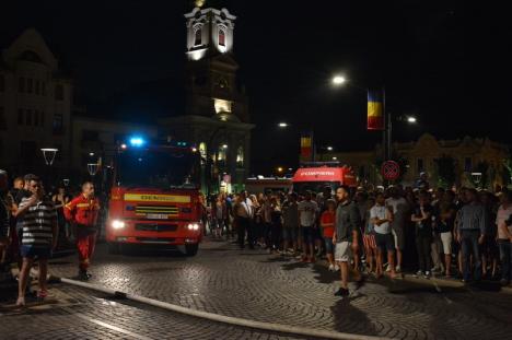 Imagini de coşmar cu incendiul catastrofal din centrul Oradiei (FOTO/VIDEO)