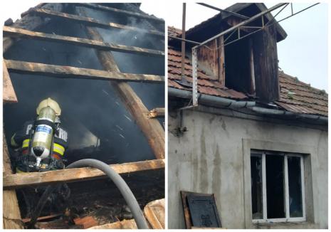 Două femei, rănite într-un incendiu izbucnit într-o casă din Bihor