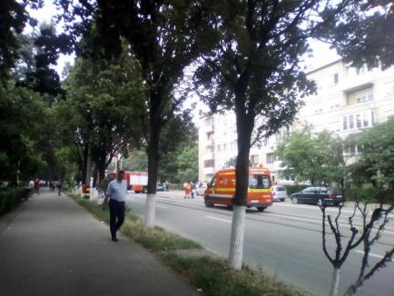 Maşină făcută scrum, pe strada Transilvaniei (FOTO)