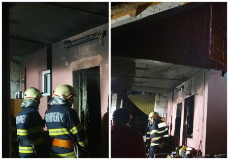 Atenţie la instalaţiile electrice! Incendiu la o casă din Ceişoara (FOTO)