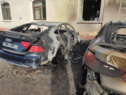 Incendiul din Ștei, atac mafiot? Autorul a folosit un cocktail Molotov! (FOTO)