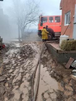 Incendiu în Şuncuiuş: Pagube mari într-o gospodărie din pricina unui coş de fum deteriorat