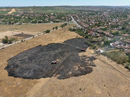 Bilanț „incendiar”: 100 de hectare de terenuri din Bihor au ars în două zile