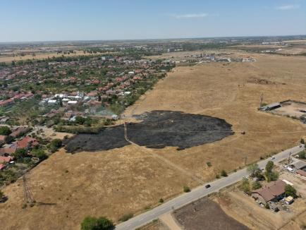 Bilanț „incendiar”: 100 de hectare de terenuri din Bihor au ars în două zile