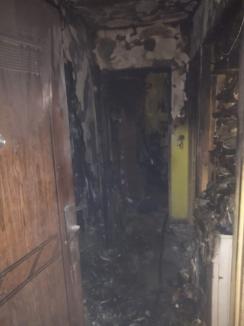 ISU Bihor: Incendiul de la blocul din Velența a fost provocat de... o trotinetă! (FOTO)