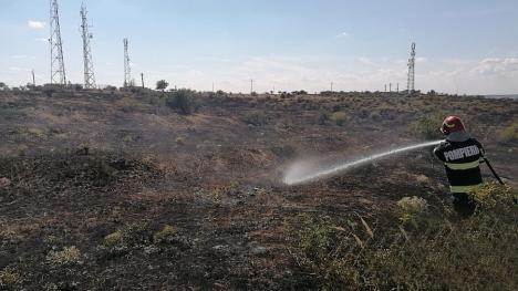 Bihorul ars: 1.400 de hectare de terenuri virane, terenuri agricole și pădure, afectate de incendii (FOTO)