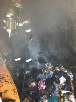Incendiu pe strada Republicii: Un orădean a murit intoxicat cu fum (FOTO)