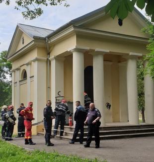 Încă un incendiu la capela din Parcul Olosig (FOTO)