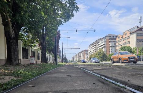 Circulaţia tramvaielor pe Calea Aradului va fi sistată timp de o lună, pentru înlocuirea căii de rulare (FOTO)