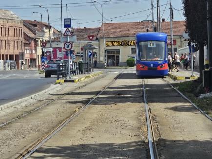 Circulaţia tramvaielor pe Calea Aradului va fi sistată timp de o lună, pentru înlocuirea căii de rulare (FOTO)