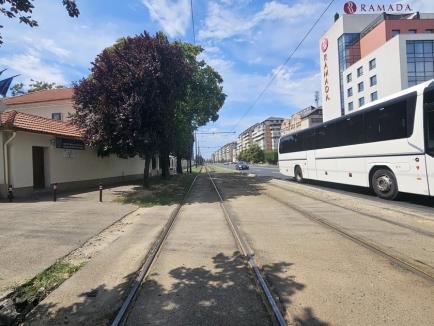 Circulaţia tramvaielor pe Calea Aradului va fi sistată timp de o lună, pentru înlocuirea căii de rulare (FOTO)