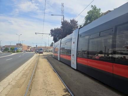 Circulaţia tramvaielor pe Calea Aradului va fi sistată timp de o lună, pentru înlocuirea căii de rulare (FOTO)