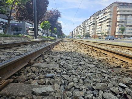 Circulaţia tramvaielor pe Calea Aradului va fi sistată timp de o lună, pentru înlocuirea căii de rulare (FOTO)