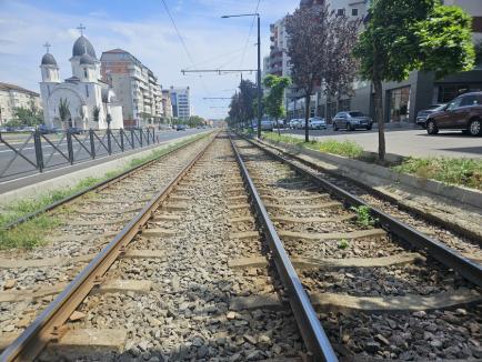 Circulaţia tramvaielor pe Calea Aradului va fi sistată timp de o lună, pentru înlocuirea căii de rulare (FOTO)