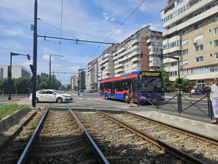 Circulaţia tramvaielor pe Calea Aradului va fi sistată timp de o lună, pentru înlocuirea căii de rulare (FOTO)