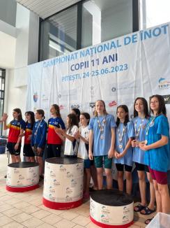 Două clasări pe podium pentru înotătorii de la CS Crişul la Campionatul Naţional U11 de la Piteşti