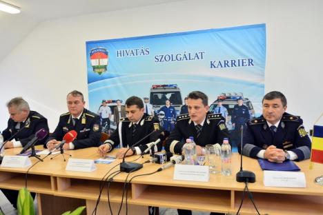 300 de amenzi într-o zi: Poliţiştii români şi maghiari au împânzit şoselele de pe graniţă (FOTO)