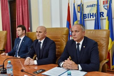 Noul prefect de Bihor, Marcel Dragoș, instalat în funcție... la Brașov: Gafa unui director din MAI la ceremonie (FOTO)