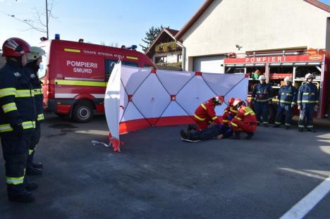 Premieră naţională: În Bihor, intervențiile la accidentele de pe șosele vor fi făcute de SMURD după un paravan (FOTO / VIDEO)