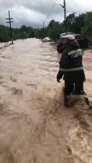 Continuă lupta cu apele în Bihor: Zeci de curți și subsoluri afectate de inundații (FOTO)