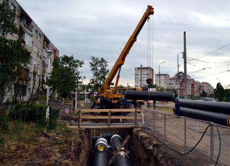 Lucrări pe magistrale! Aproape jumătate din Oradea rămâne de joi fără apă caldă vreme de patru zile
