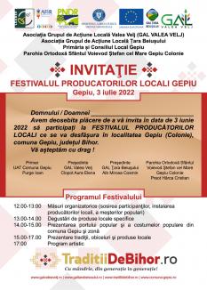 Festivalul producătorilor locali în Gepiu