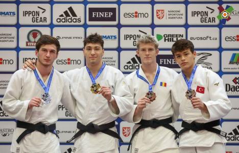 Orădeanul Ioan Dzitac, medaliat cu bronz la Europenele de judo juniori de la Praga (FOTO)